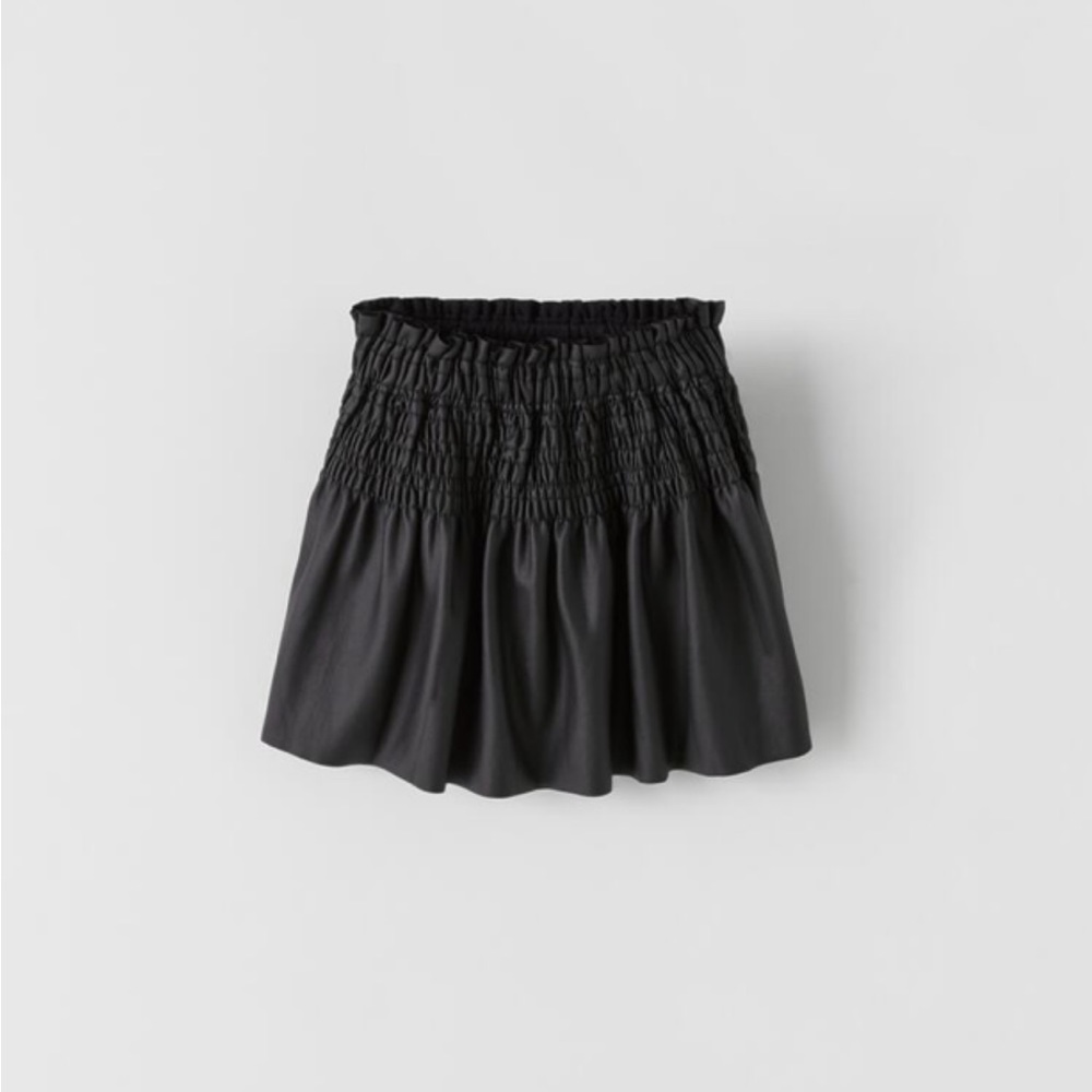 Zara Girls Elastic Smocked Skirt Size 7
